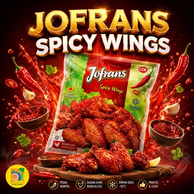 Jofrans Spicy Wings 500 Gram